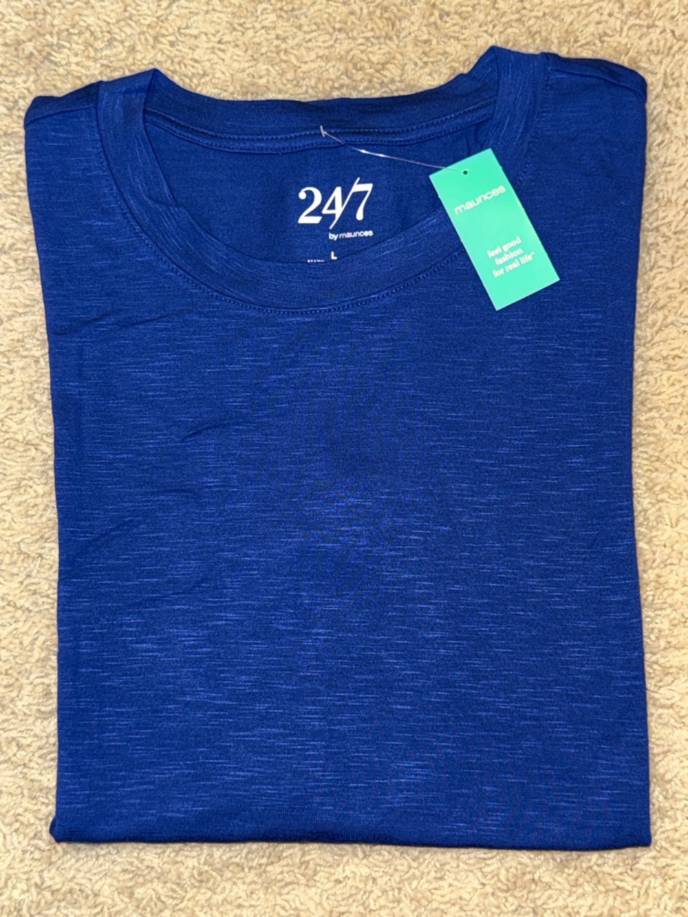 Maurices Blue Short Sleeve Tee